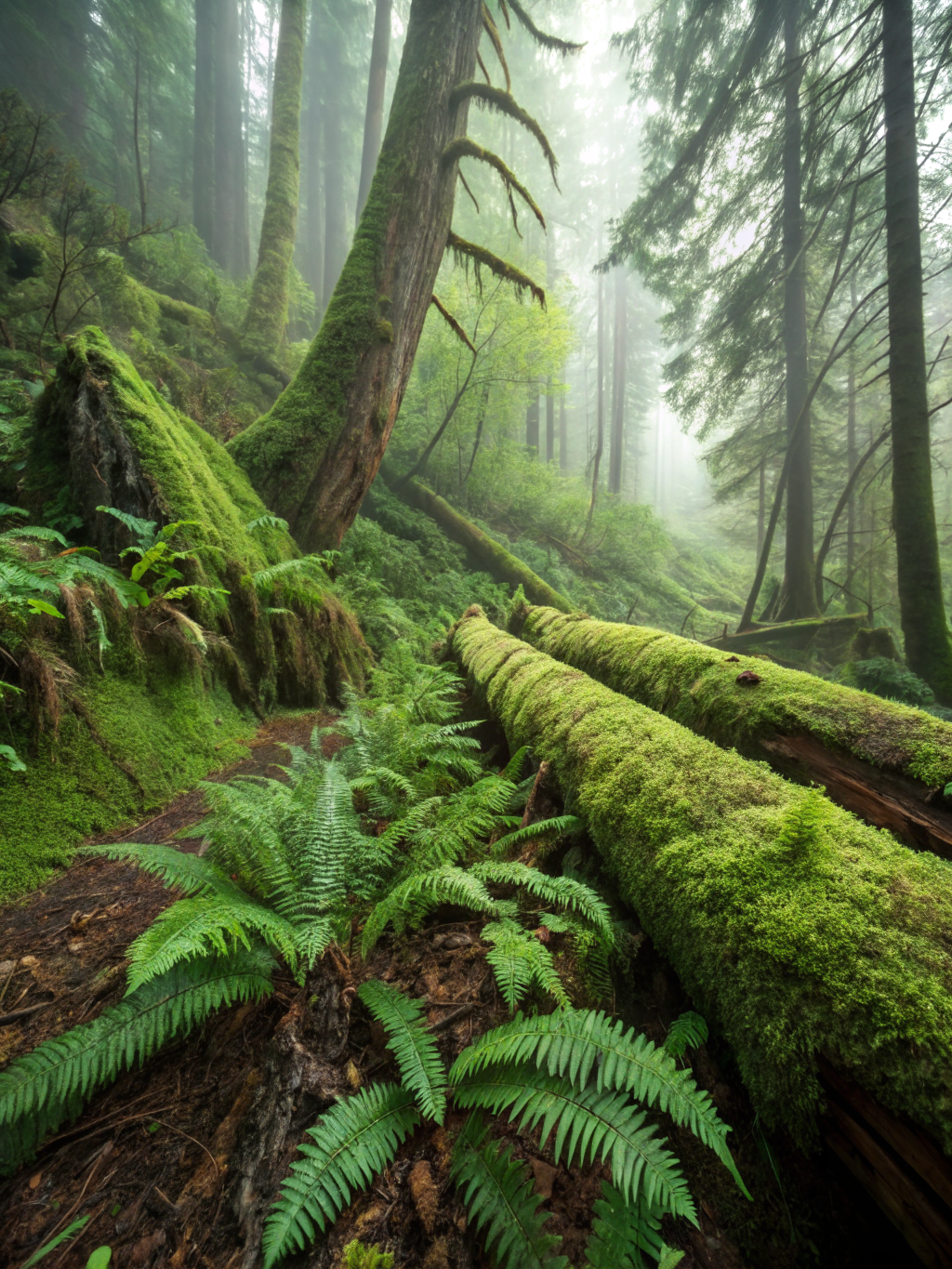 Emerald Sanctuary Poster — Mystical Forest Art Print
