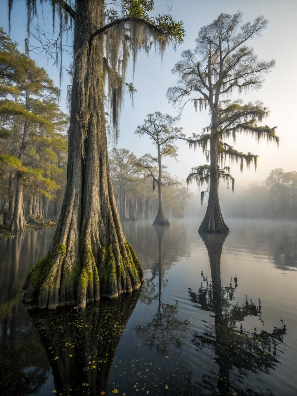 Mystic Bayou Poster — Ethereal Swampland Art Print